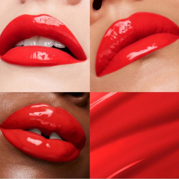 Poppy Moisture Glow Plumping Lip Color Bright Red Brand New in Box - Picture 3 of 9